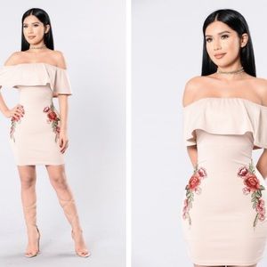 FASHION NOVA off the shoulder dress